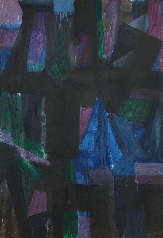 Judith Godwin, Divisions II, 1955
Oil on canvas, 76 x 53 in. (193 x 134.6 cm)
GOD-00111
