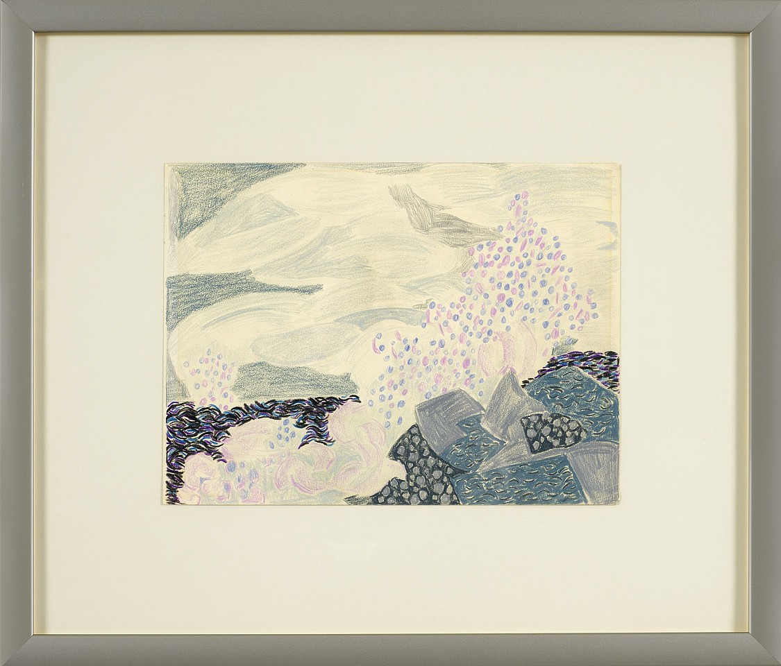 Lynne Drexler, Untitled (Ocean Wave I), 1986
Prismacolor pencil on paper, 8 7/8 x 11 7/8 in. (22.5 x 30.2 cm)
DREX-00109