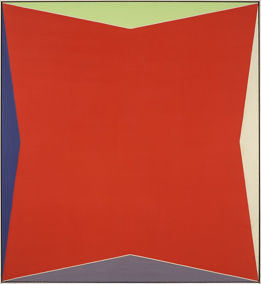 Larry Zox, Untitled, c. 1969
Acrylic on canvas, 78 x 72 in. (198.1 x 182.9 cm)
ZOX-00053