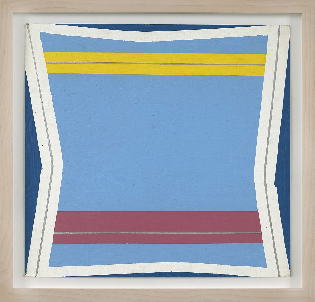 Larry Zox, Silver Line, 1964
Acrylic on board, 19 x 20 in. (48.3 x 50.8 cm)
ZOX-00082