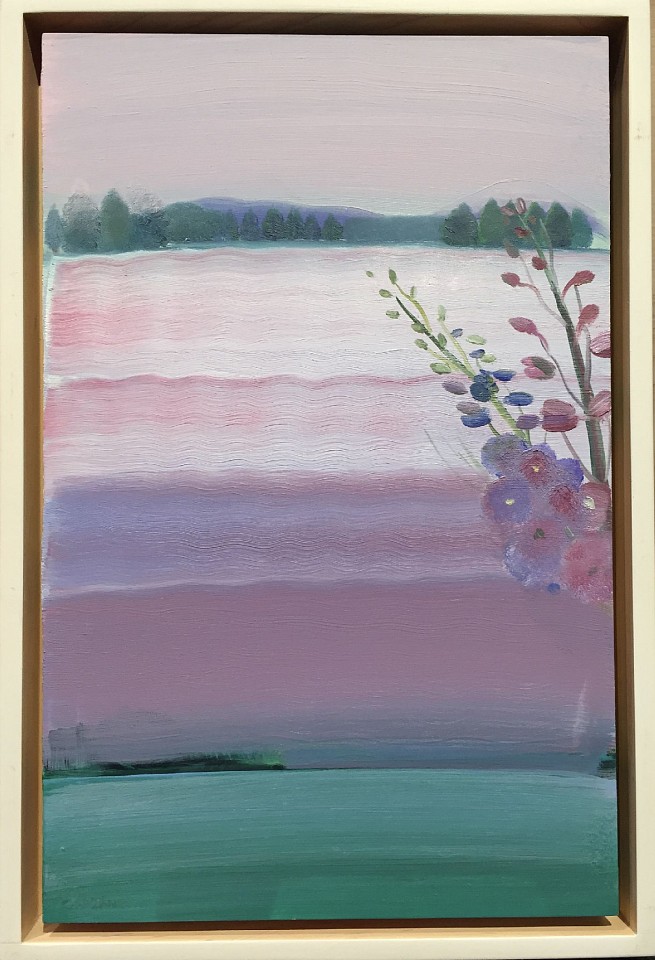Elizabeth Osborne, Dawn Over the Pond, 2001
Oil on panel, 16 x 10 3/8 in. (40.6 x 26.4 cm)
OSB-00415