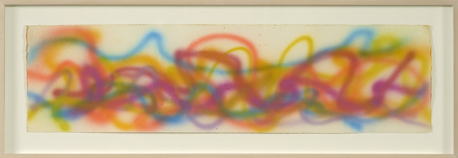 Dan Christensen, Untitled, 1968
Acrylic on Arches paper, 11 1/2 x 41 1/2 in. (29.2 x 105.4 cm)
CHR-00287