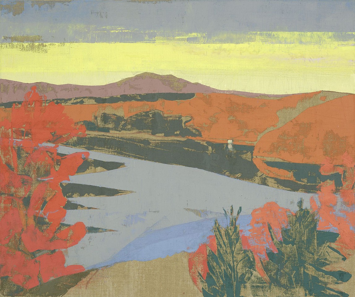 Eric Dever, Autumn Light, Choccolocco Creek, 2022
Oil on linen,, 30 x 36 in. (76.2 x 91.4 cm)
DEV-00221