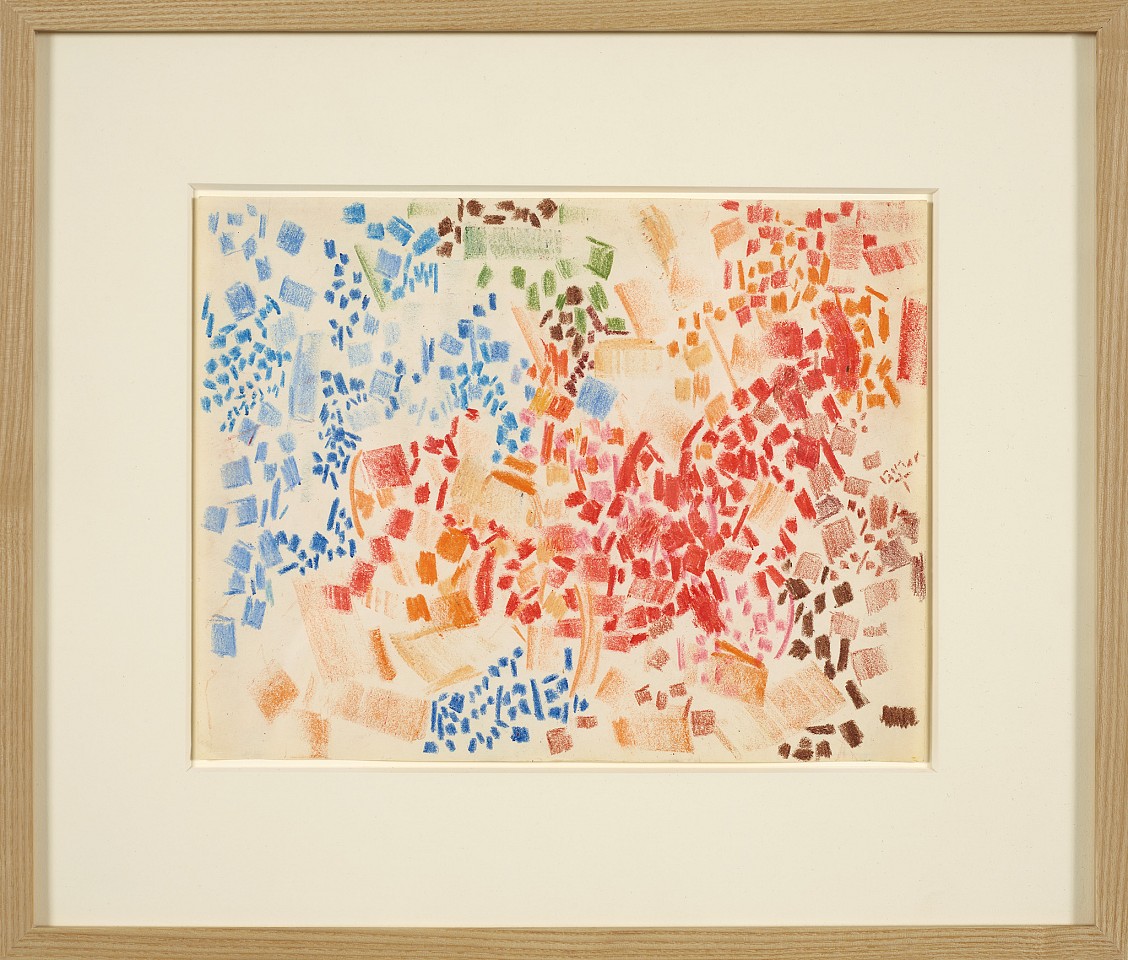 Lynne Drexler, Untitled, 1960
Crayon on paper, 8 3/8 x 10 7/8 in. (21.3 x 27.6 cm)
DREX-00116