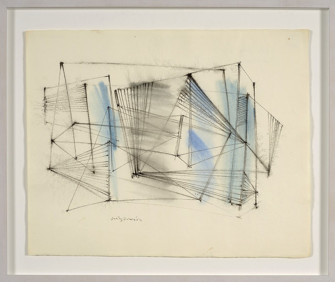 Dorothy Dehner, Water Song (Fire Island), 1954
Ink and watercolor on paper, 18 1/4 x 22 3/4 in. (46.4 x 57.8 cm)
DEH-00022