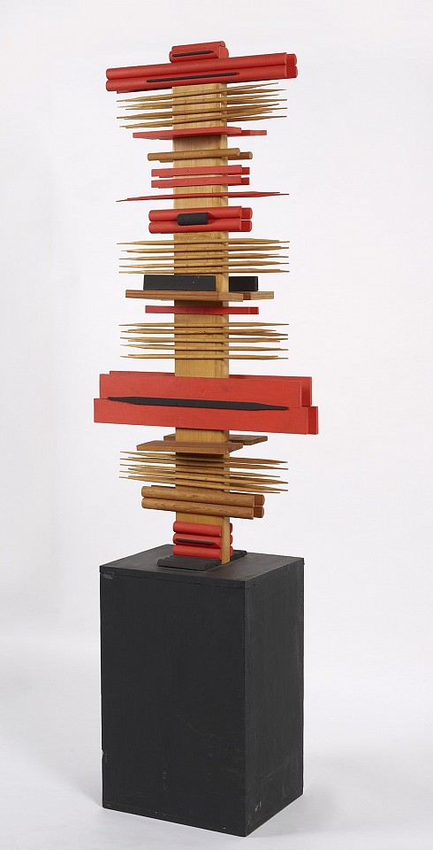 Dorothy Dehner, Untitled (I Ching) | SOLD, 1975
Wood and acrylic, 74 3/4 x 24 x 13 in. (189.9 x 61 x 33 cm)
DEH-00076