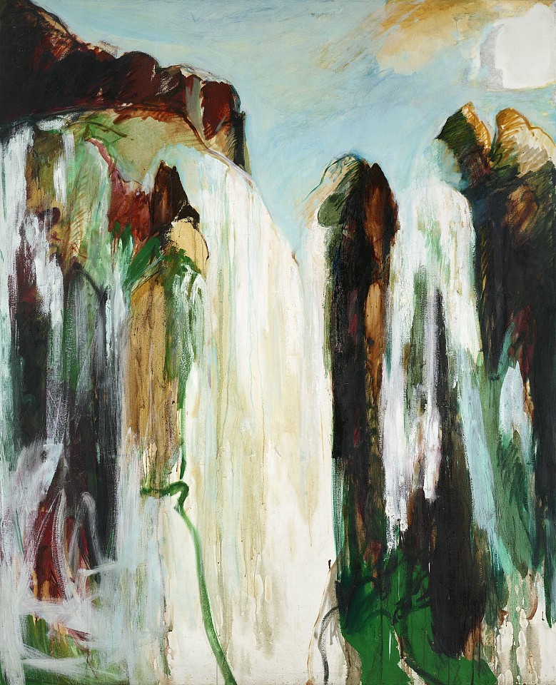 Bernice Bing, Burney Falls, 1980
Oil on canvas, 95 x 77 in. (241.3 x 195.6 cm)
BIN-00053