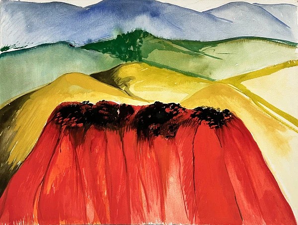 Bernice Bing, Untitled (Mayacamas), c. 1969
Gouache on paper, 22 3/8 x 30 in.
BIN-00096