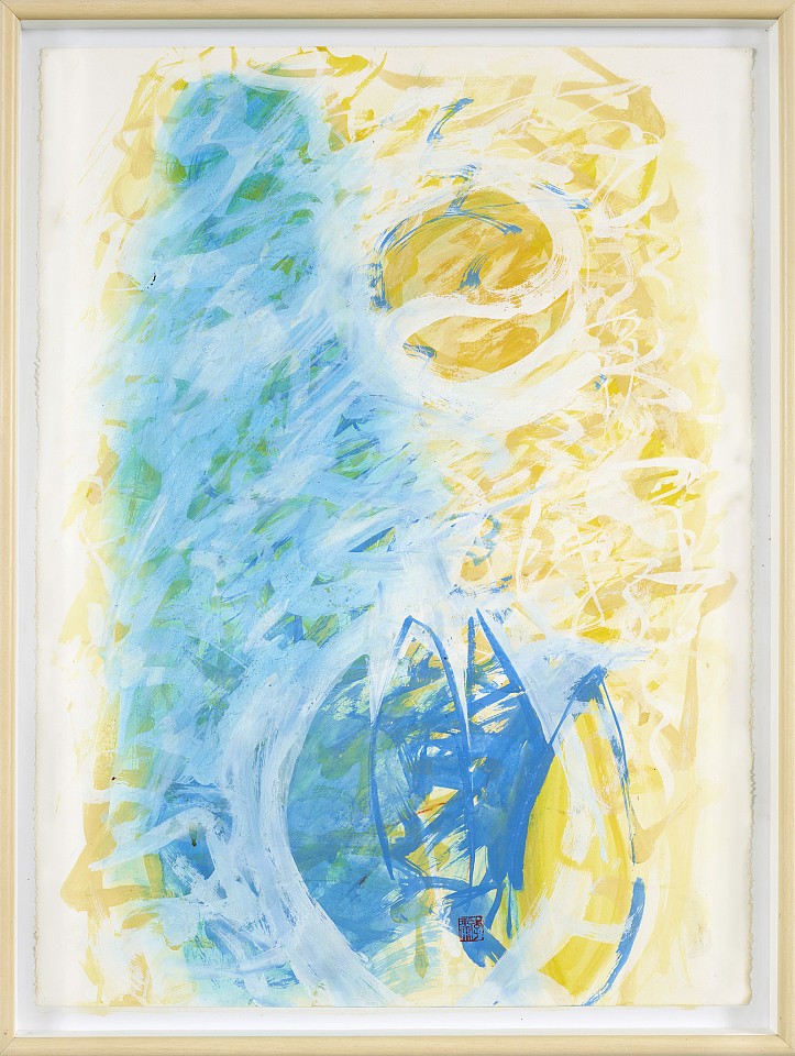 Bernice Bing, Emerging Lotus Goddess, c. 1988
Gouache on paper, 29 3/4 x 22 1/4 in.
BIN-00033