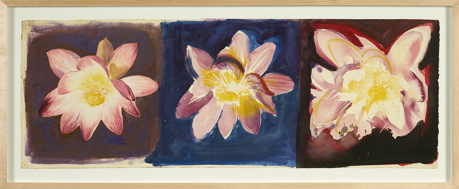 Bernice Bing, Untitled (lotus watercolor), c. 1992
14 x 44 1/2 in. (40.6 x 113 cm)
BIN-00025