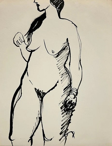 Bernice Bing, Untitled, c. 1970
Ink on paper, 9 3/8 x 7 1/4 in.
BIN-00092