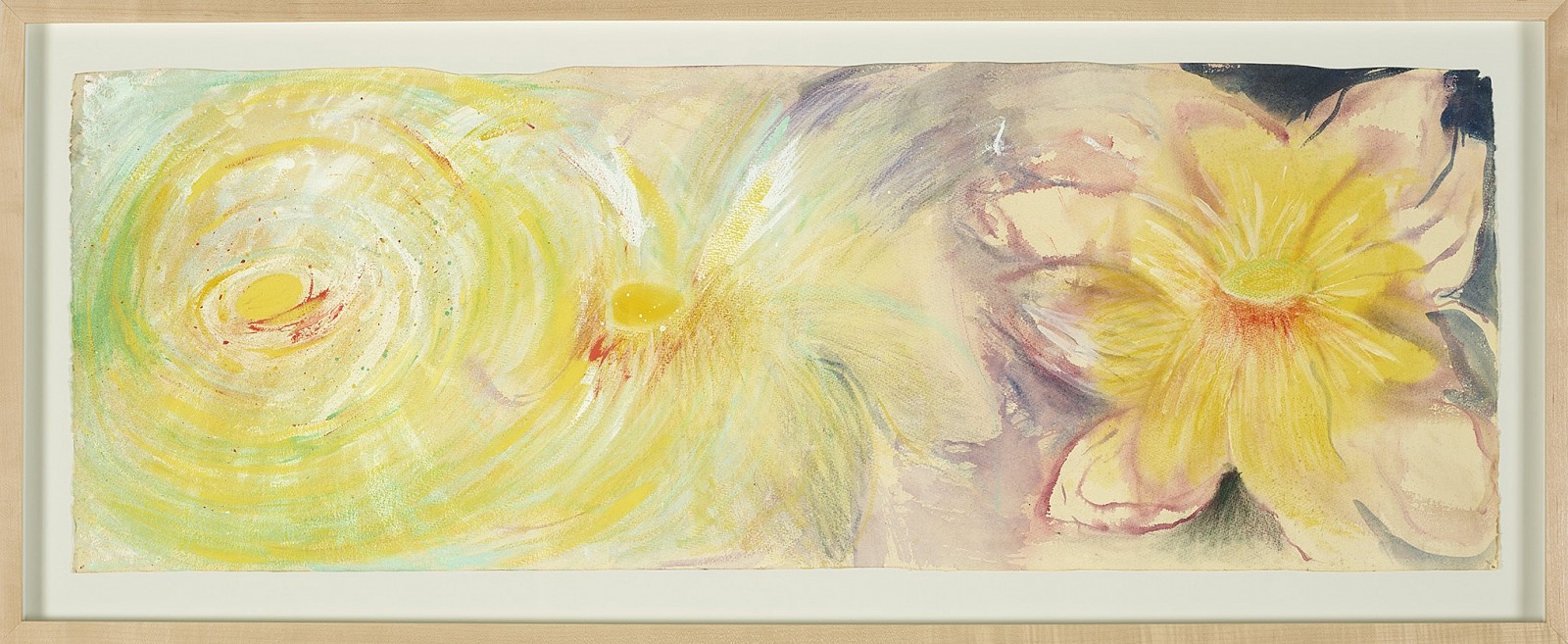 Bernice Bing, Untitled (lotus watercolor), c. 1992
Watercolor on paper, 16 x 44 1/2 in. (40.6 x 113 cm)
BIN-00024